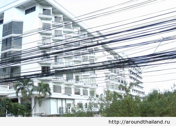 Обратная сторона отеля Caesar Palace