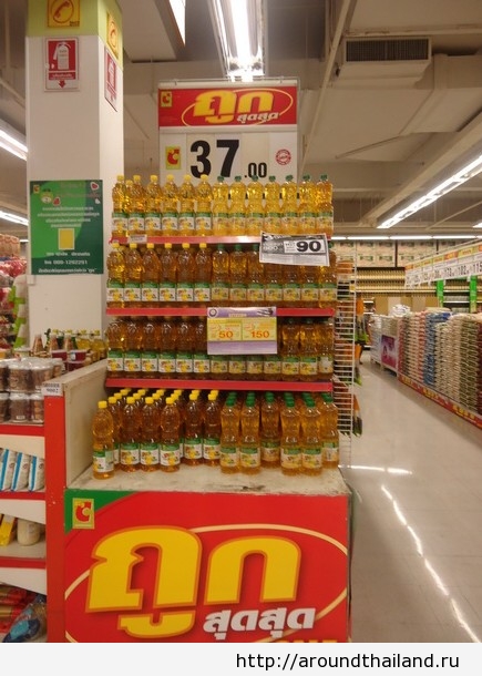 Масло подсолнечное в Паттайе от 37 бат