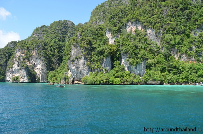 Остров Пхи-Пхи дон, экскурсия вокруг острова, первая остановка