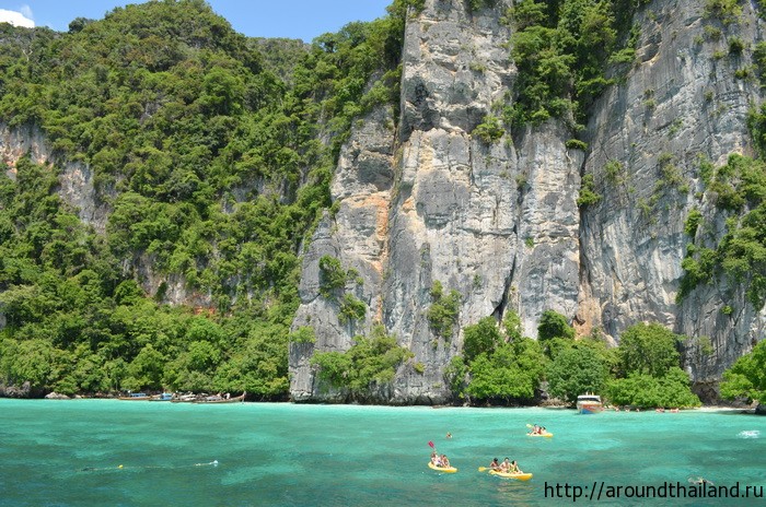 Остров Пхи-Пхи дон, экскурсия вокруг острова, первая остановка
