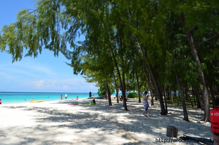 Пляж на Бамбуковом острове