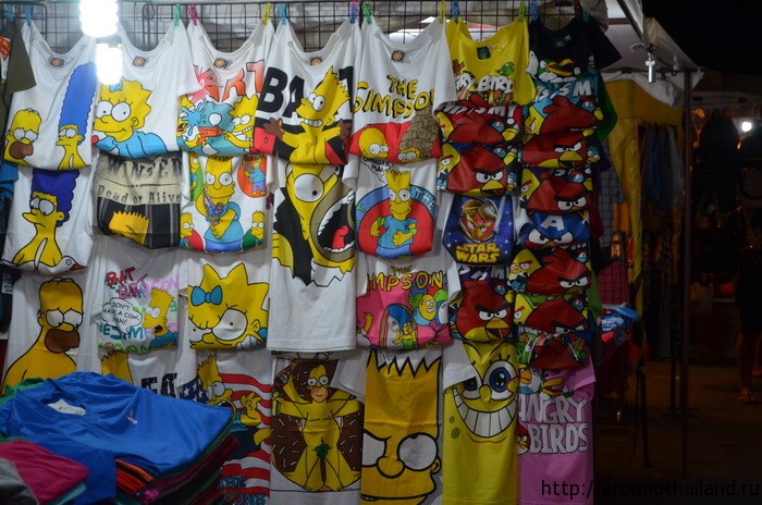 Футболки с персонажами из мулт сериала Симсоны