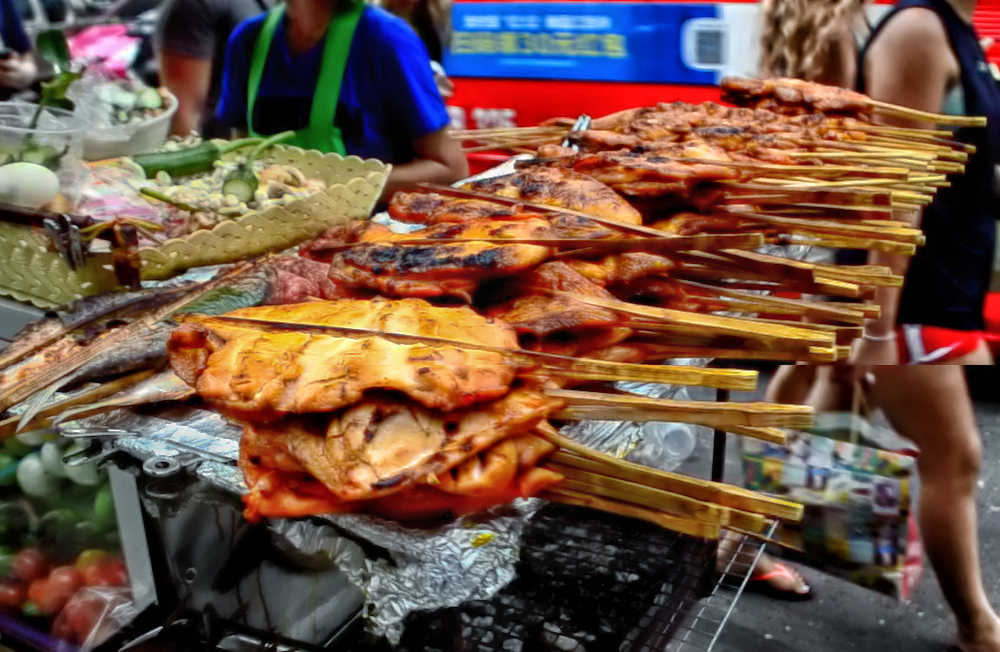 Еда на улице Бангла