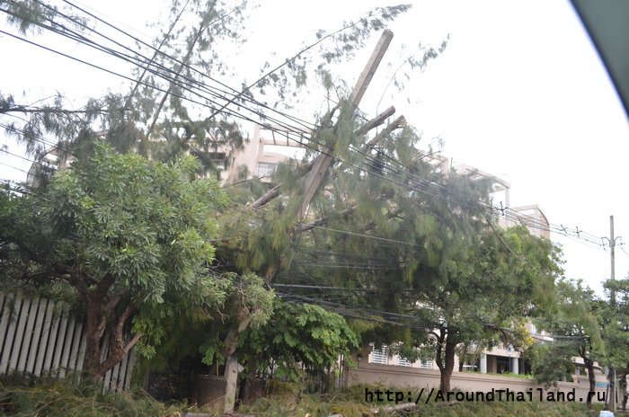 Город Хуа Хин после шторма