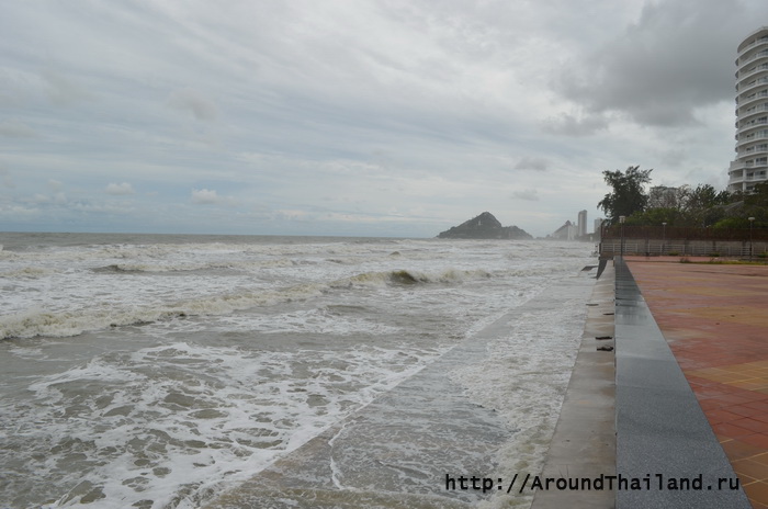Город Хуа Хин после шторма