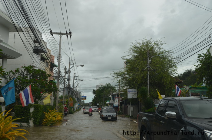 Город Хуа Хин после шторма