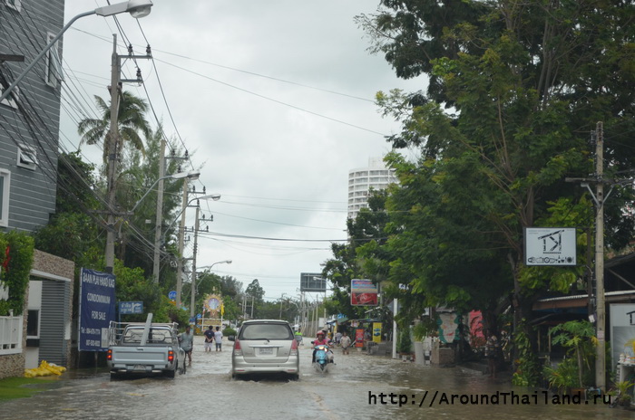 Город Хуа Хин после шторма