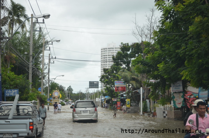 Город Хуа Хин после шторма