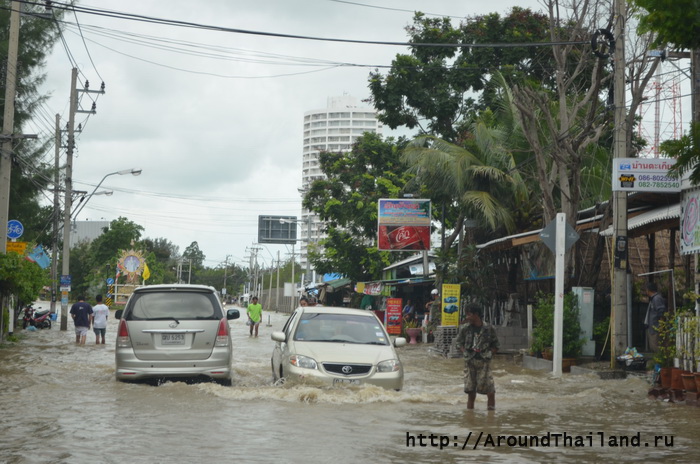 Город Хуа Хин после шторма