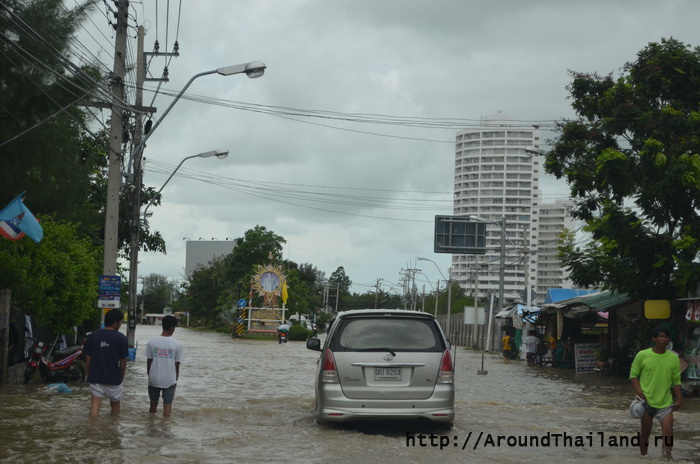 Город Хуа Хин после шторма
