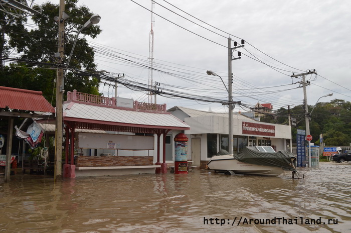 Город Хуа Хин после шторма