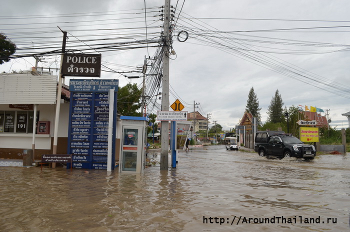 Город Хуа Хин после шторма