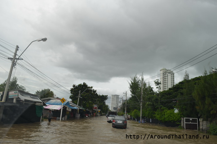 Город Хуа Хин после шторма