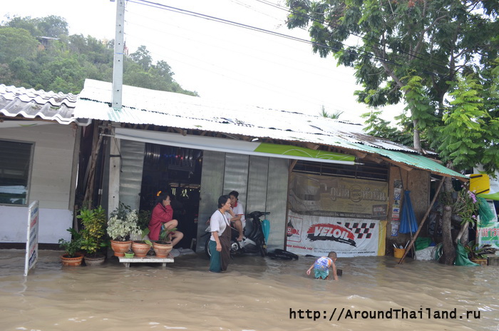 Город Хуа Хин после шторма
