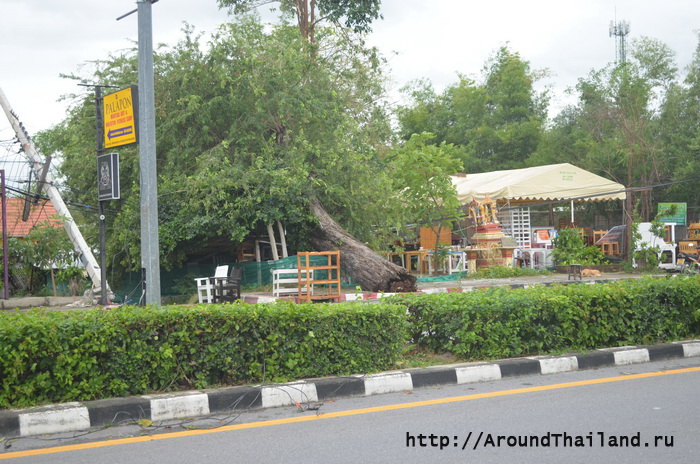 Город Хуа Хин после шторма