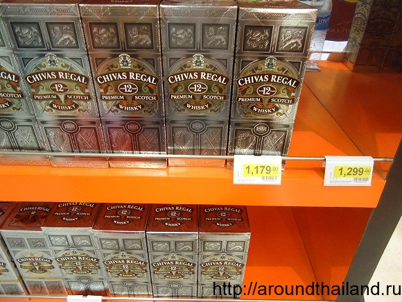 Алкоголь в Тайланде: виски Chivas Regal 12