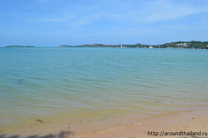 Пляж Бо Пхут, второй залив, море