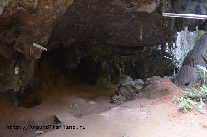 Жилье монахов из храма Tiger Cave Temple